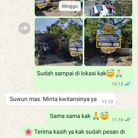 Pengiriman Papan Bunga Duka Mangunrejo Pulokulon