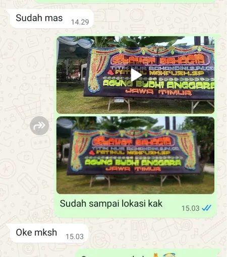 Pengiriman Papan Bunga Mangunrejo Pulokulon